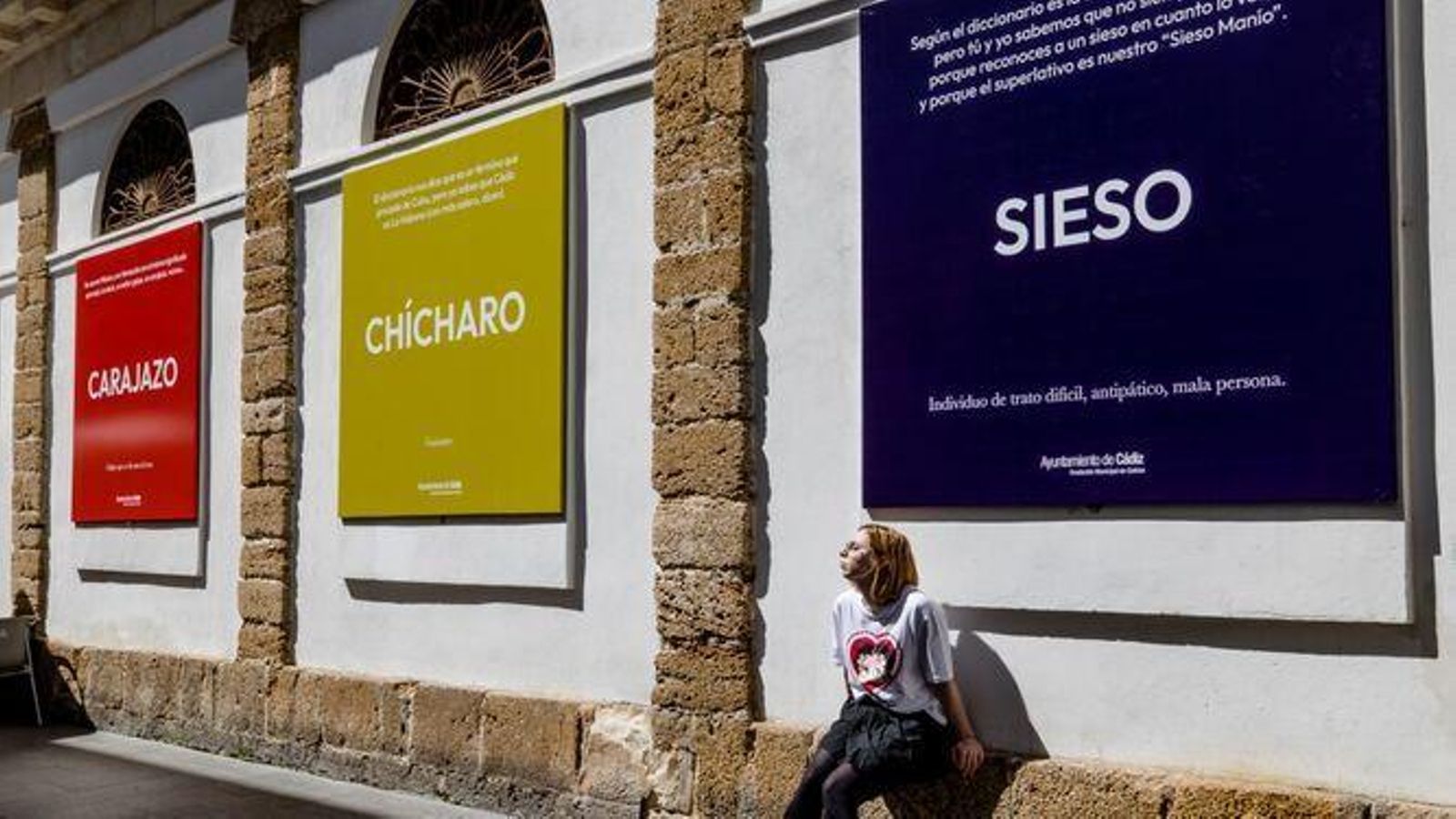 Exposición 'La Palabra de Cádiz' en el Mercado Central de Abastos