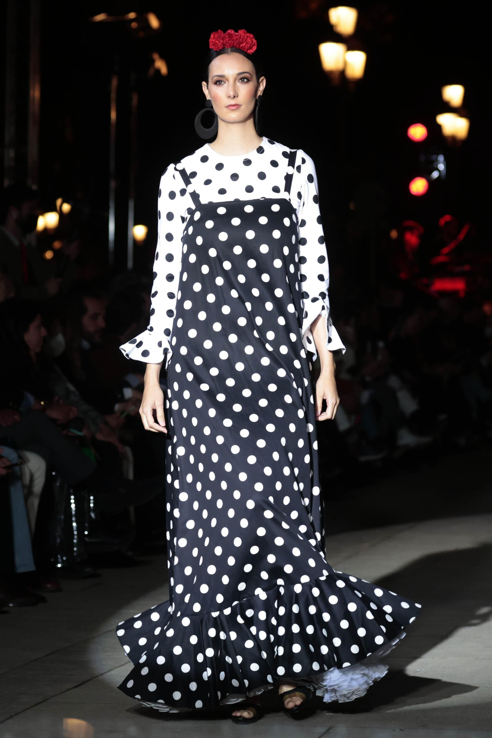 El desfile Andalucía es flamenca en el Palacio de San Telmo, todas las fotos