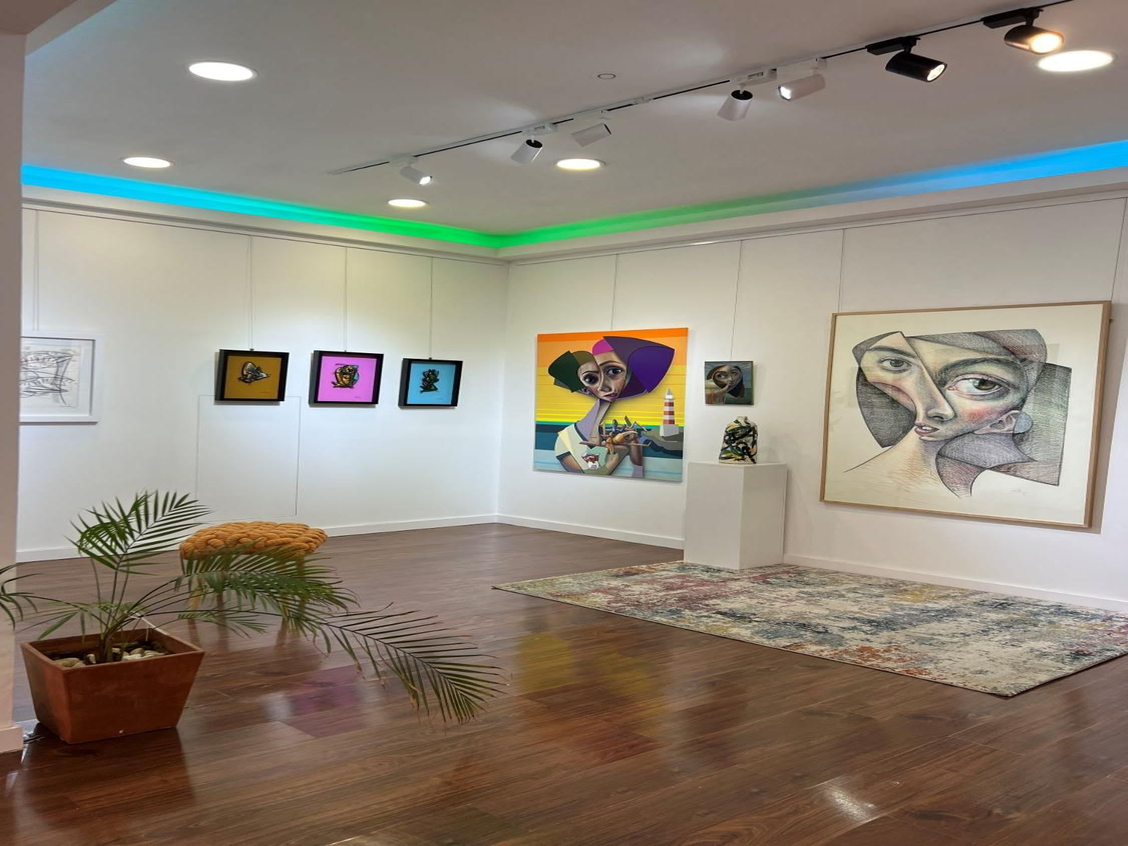 Así es Rampa: la nueva galería de arte contemporáneo con obras de Belin en el centro de Linares