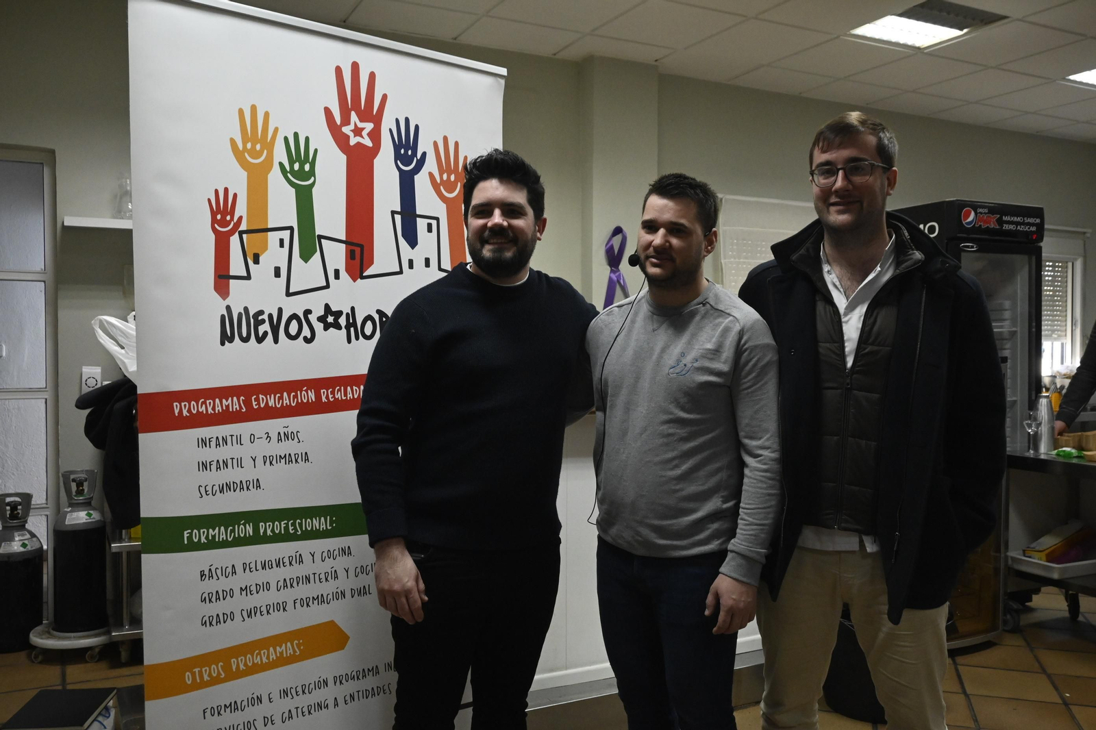 Jornada de cocineros en la Escuela de hostelería Virgen de Belén, en imágenes