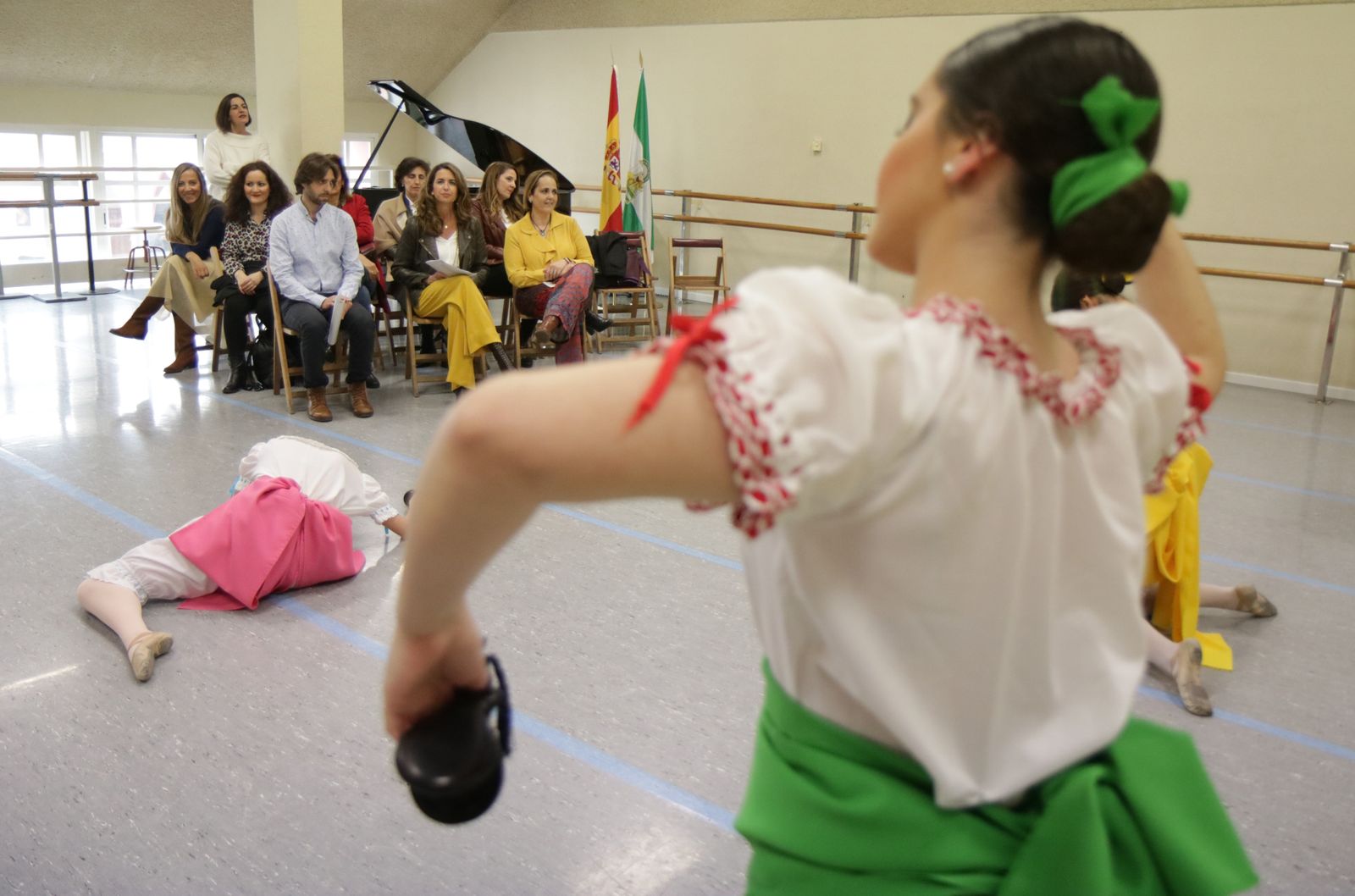 Actuación de danza española.