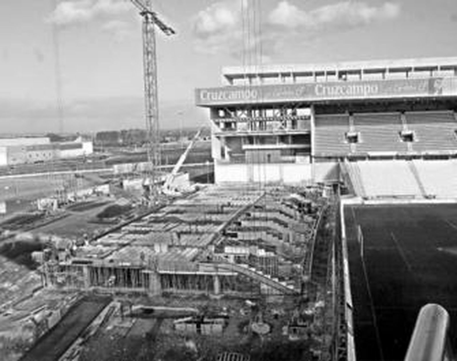 Estado de las obras del nuevo fondo de El Arcángel.
