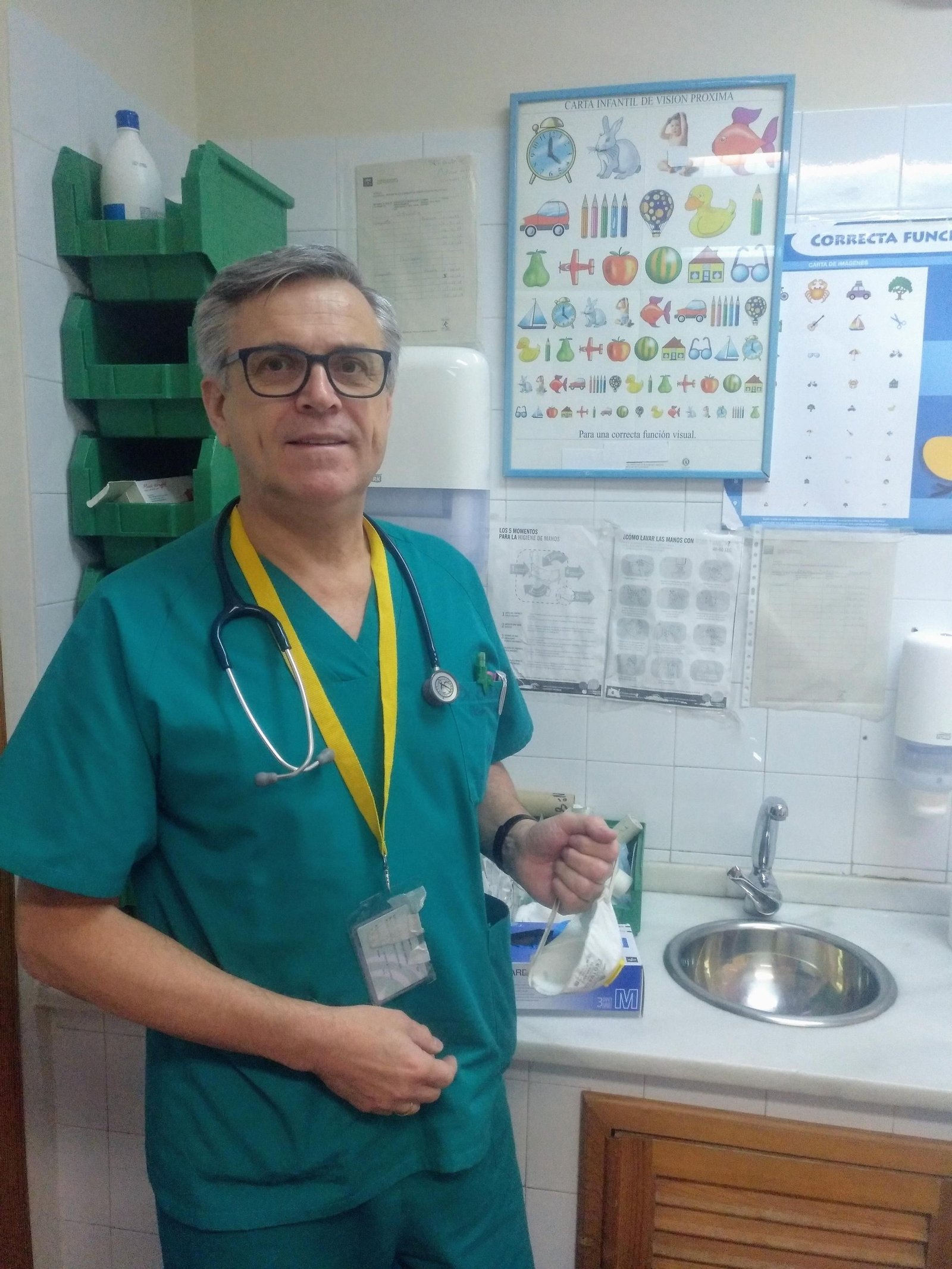El pediatra Cristóbal Coronel.