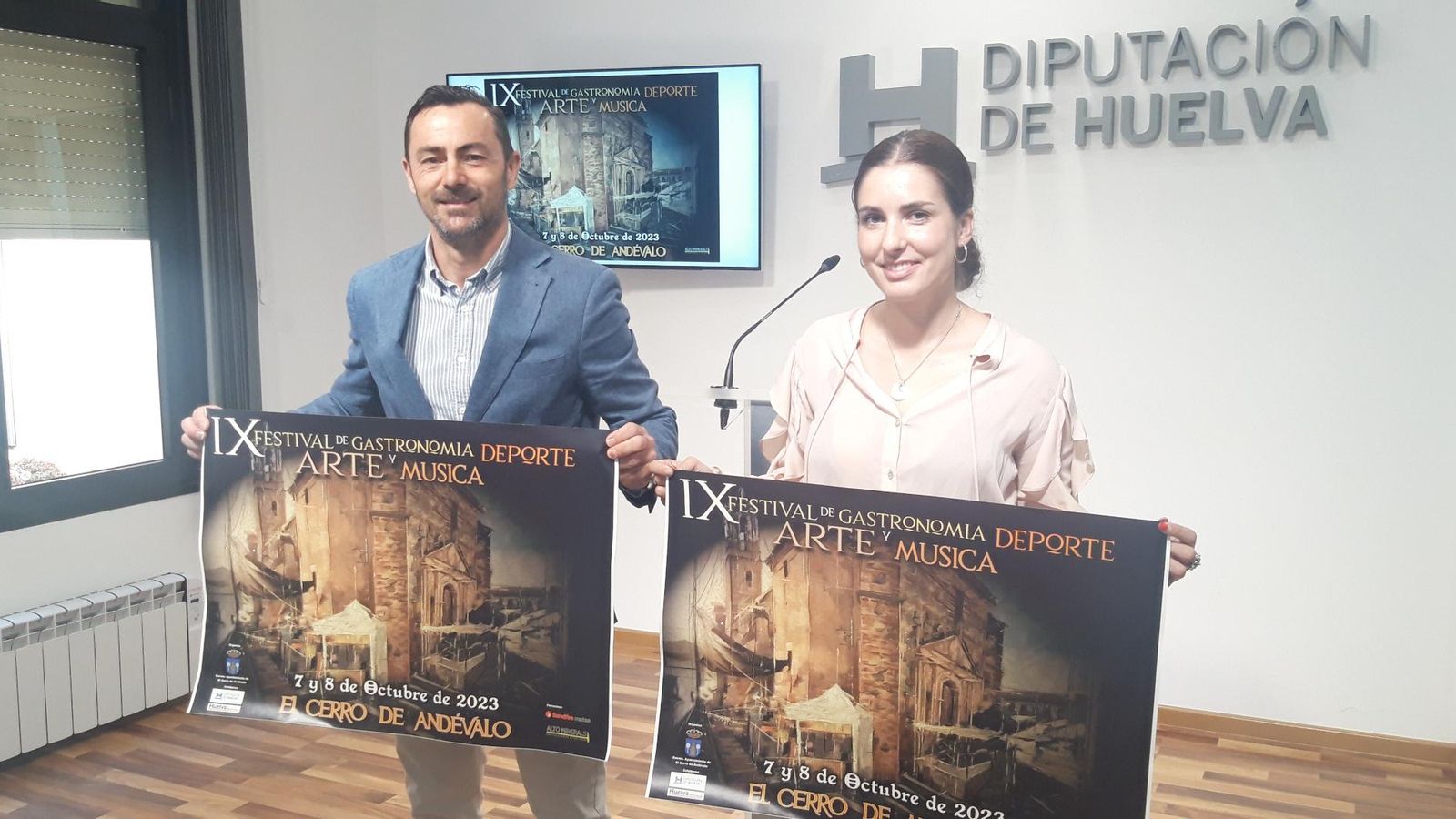 Presentación de las jornadas, este martes en la Diputación de Huelva. Presentación de las jornadas, este martes en la Diputación de Huelva.