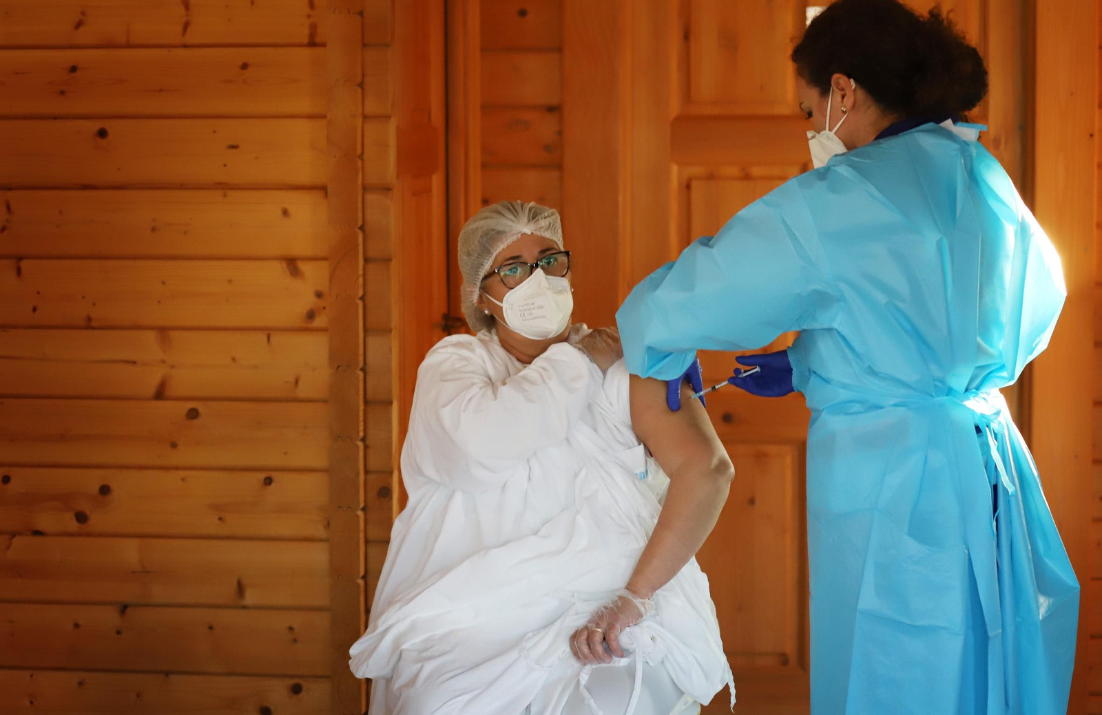 Plan de vacunación contra el coronavirus en las residencias de Afanas Jerez