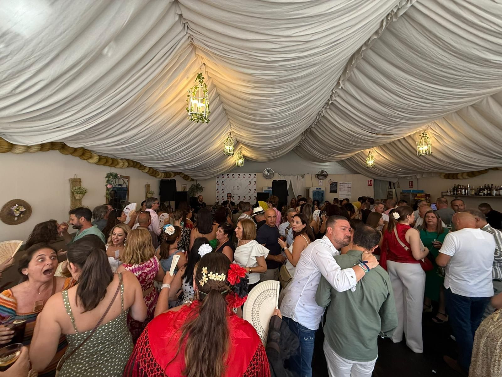 Concierto en la caseta Suspiros 5.