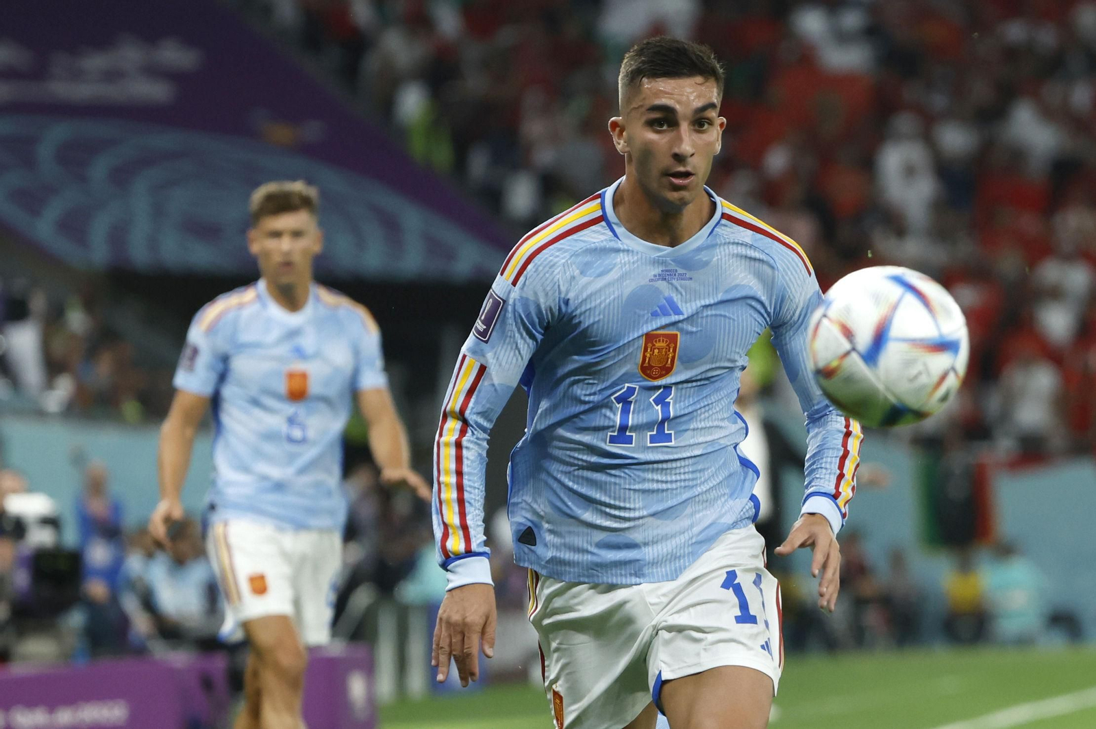 Fotos del Marruecos-España en octavos del Mundial de Qatar