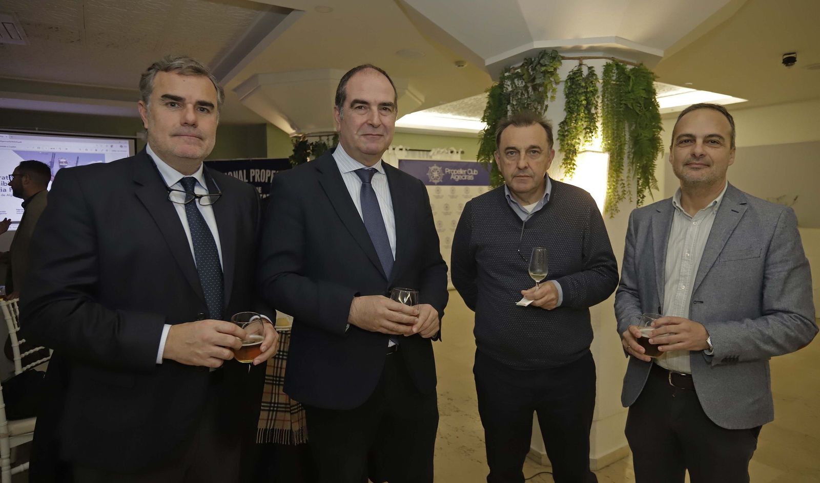 Fotos del almuerzo del Propeller Club de Algeciras con Juan Antonio Patrón y Fidel Ruiz