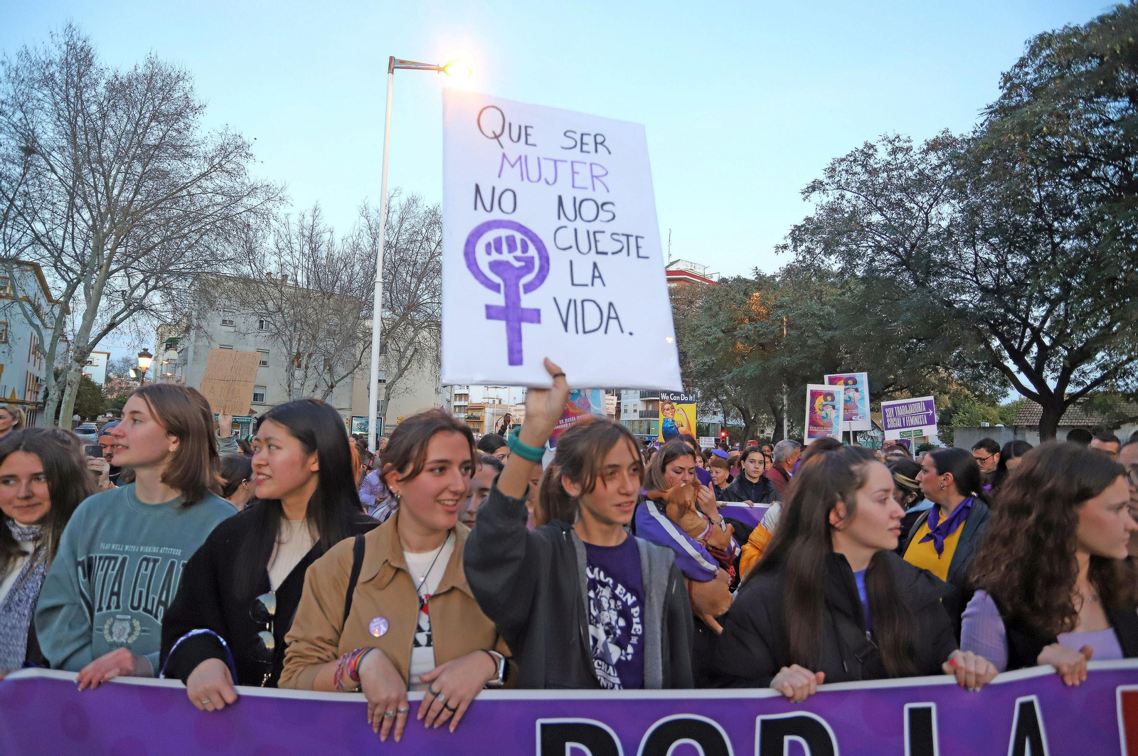 Imágenes de la manifestación del 8 de marzo, Día Internacional de la Mujer