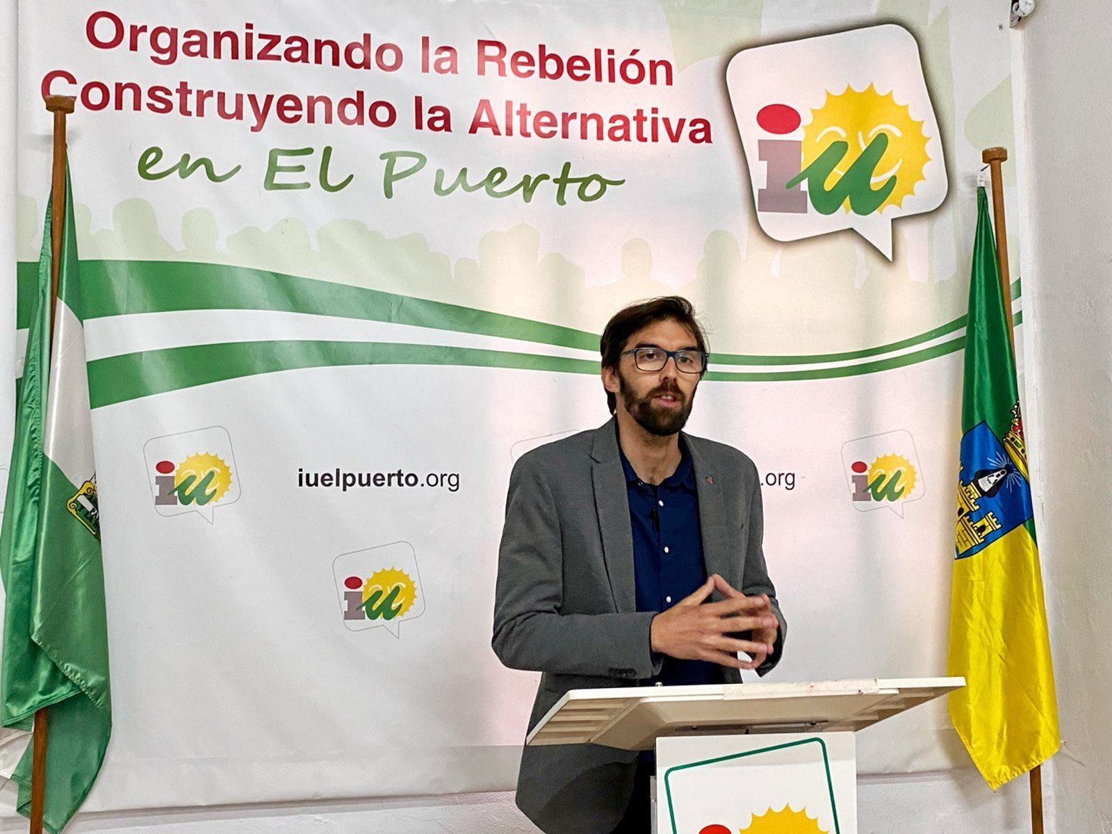 El coordinador general de Izquierda Unida y concejal municipal José Luis Bueno.