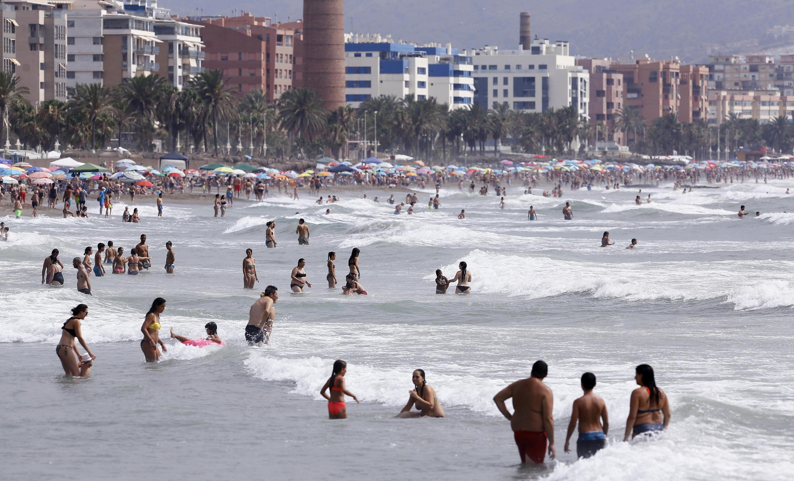 La playa de La Misericordia.