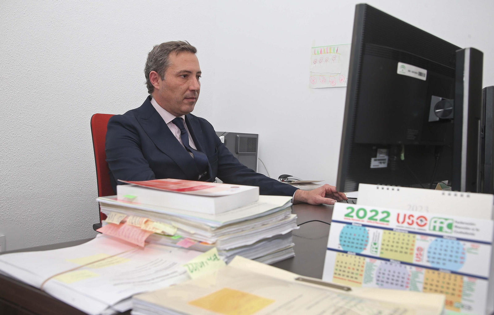 Jerónimo García San Martín, en su despacho.