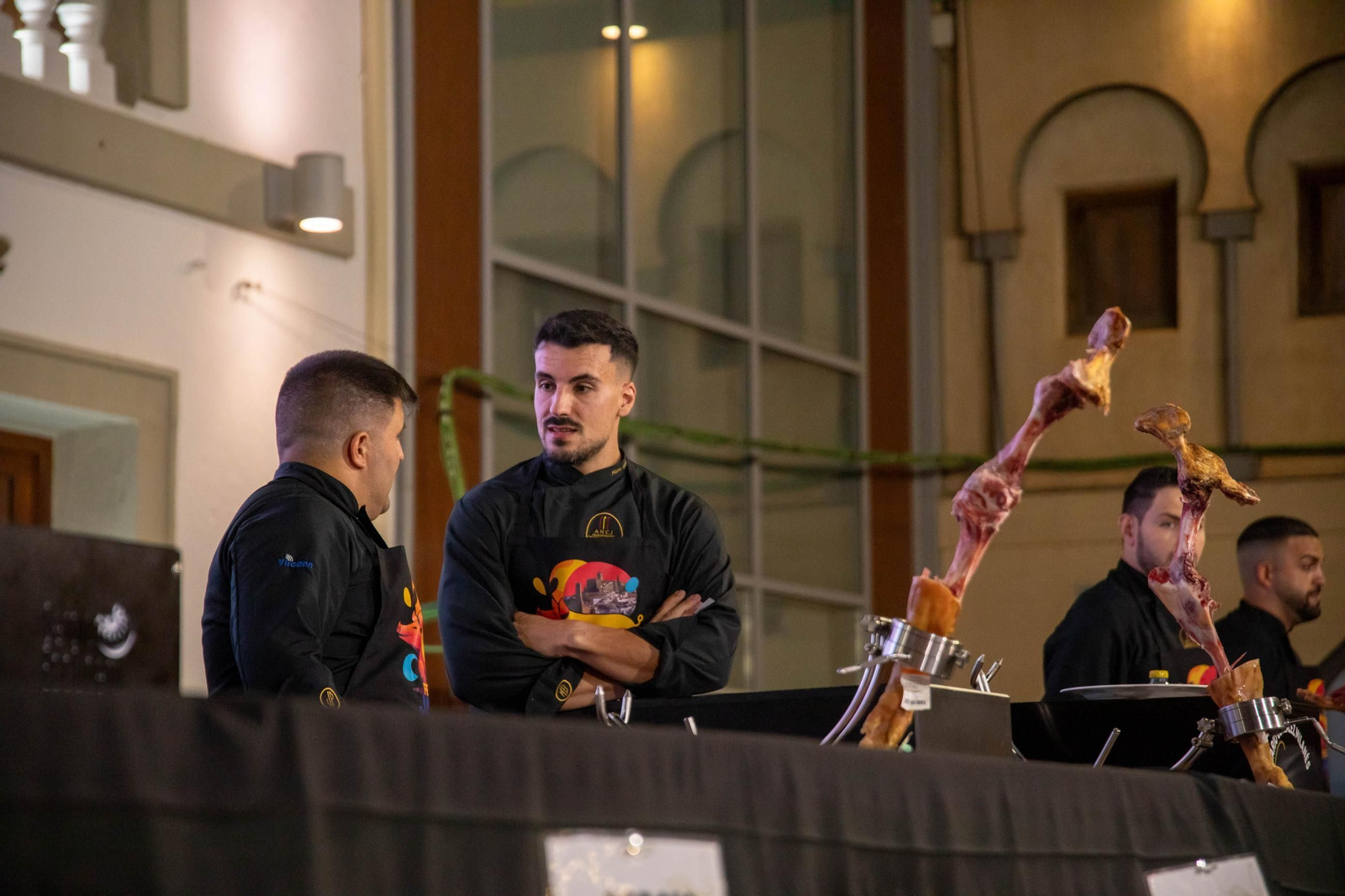 Concurso de cortadores de jamón en Serón, en imágenes