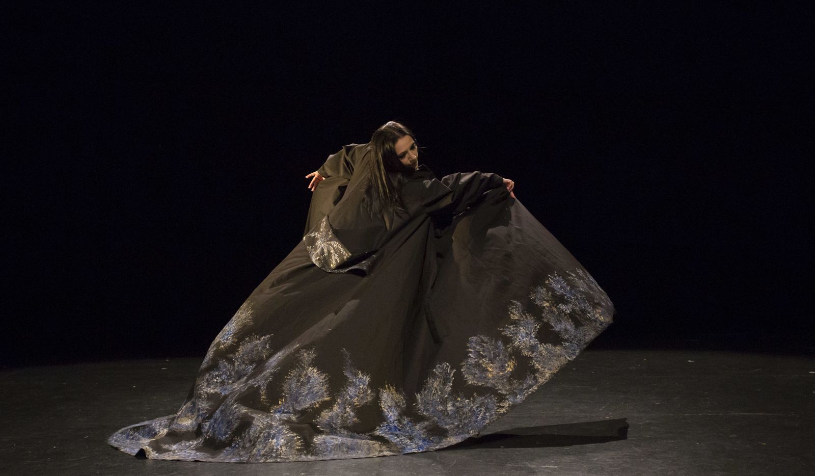 Eva Yerbabuena en el ensayo del espectáculo 'cuentos de azúcar'