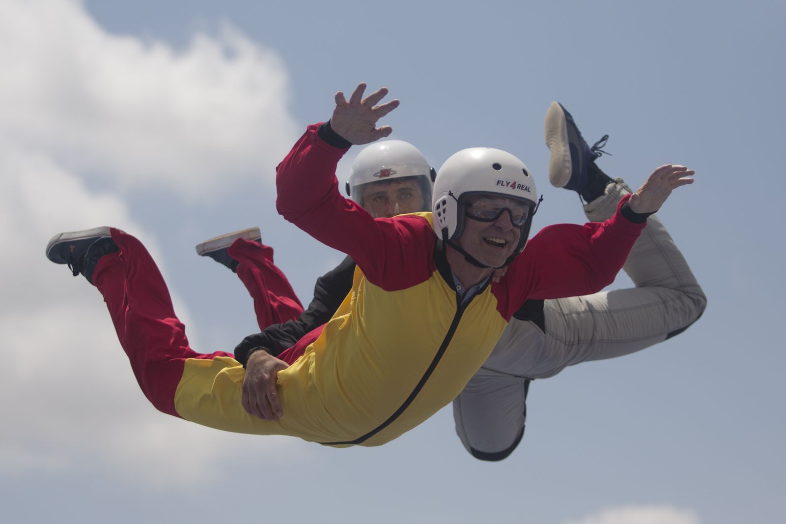 Las fotos del simulador de paracaidismo al aire libre en Campillos