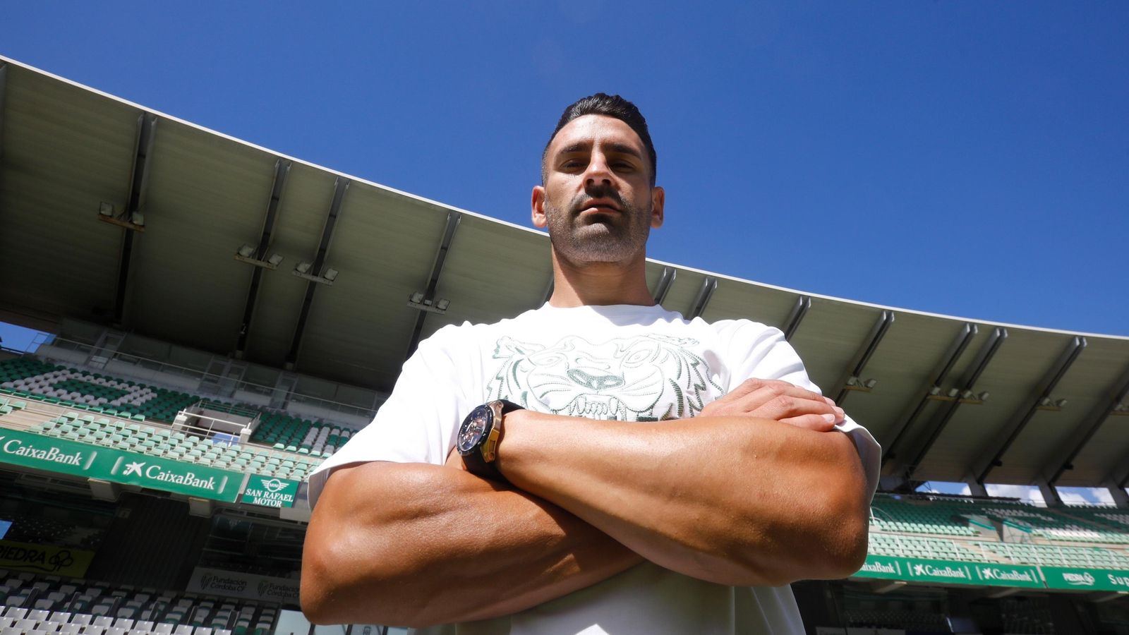 Kike Márquez posa para 'El Día de Córdoba' en El Arcángel.