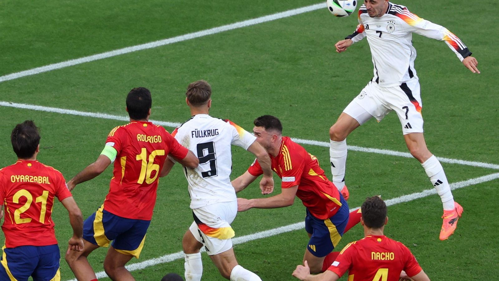 Las mejores fotos del España - Alemania