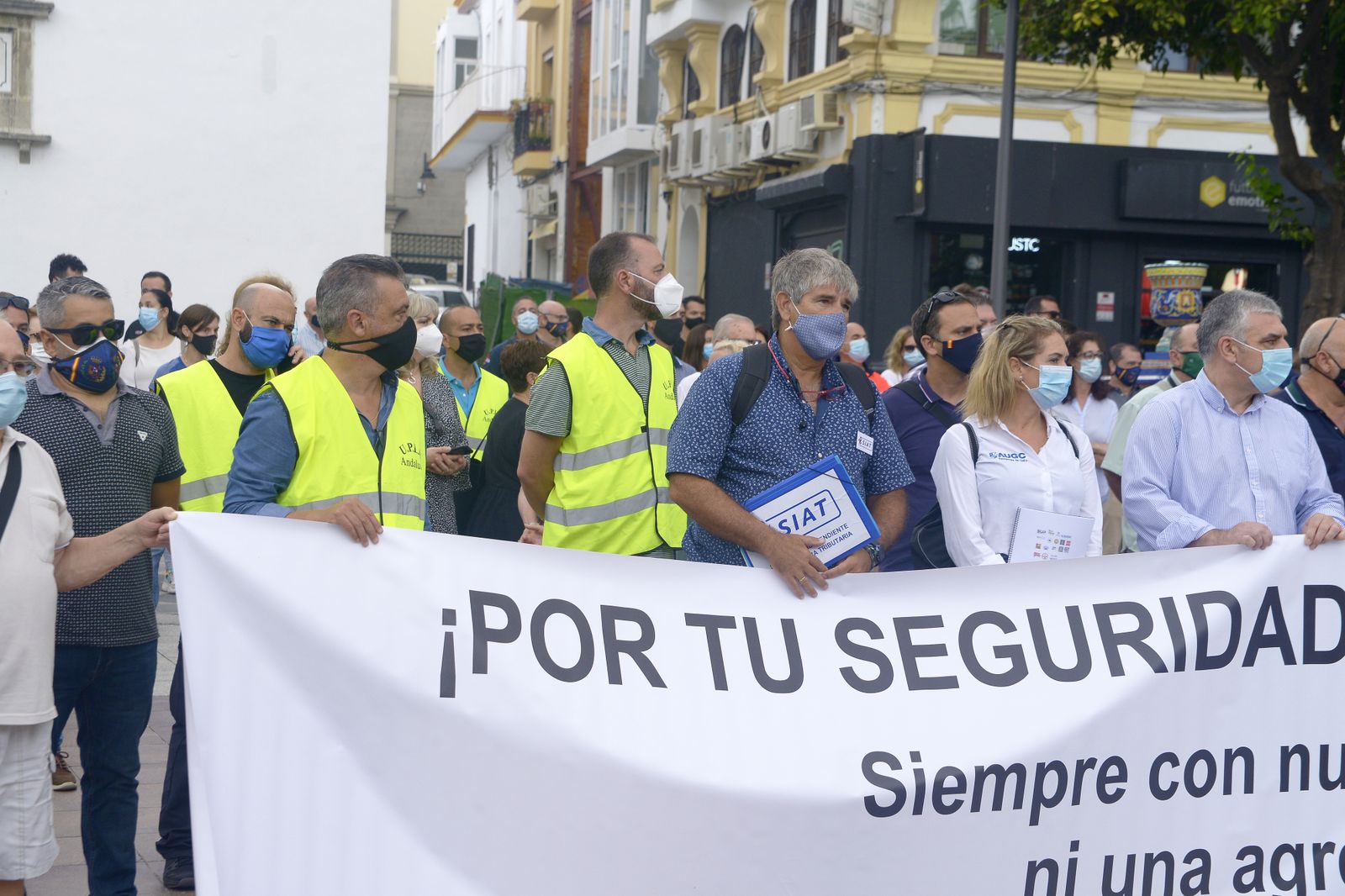 Fotos de la concentración contra el narcotráfico en Algeciras.