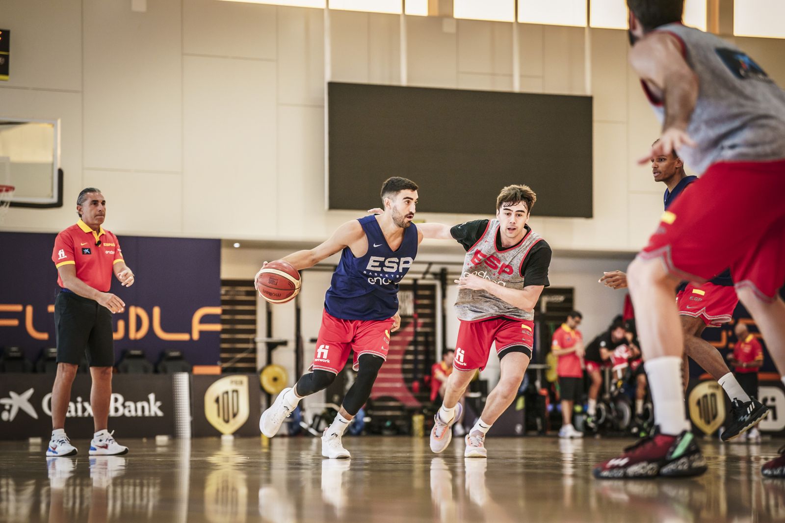 Sesión de la selección española en The Embassy