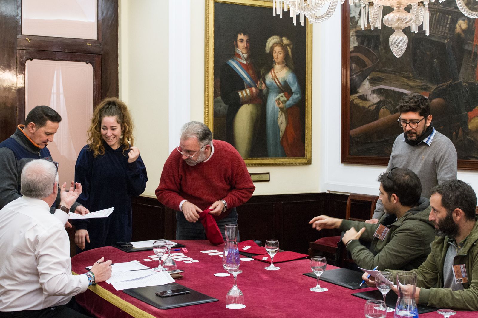 Una imagen del sorteo.