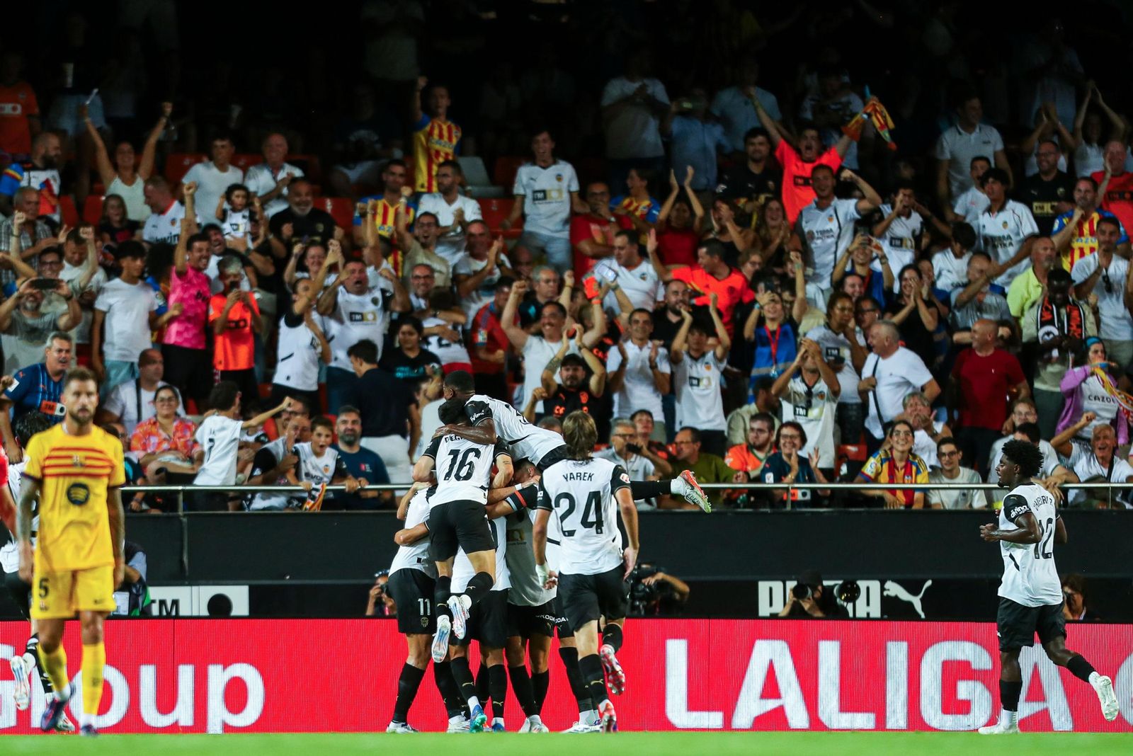 Las imágenes del Valencia - Barcelona