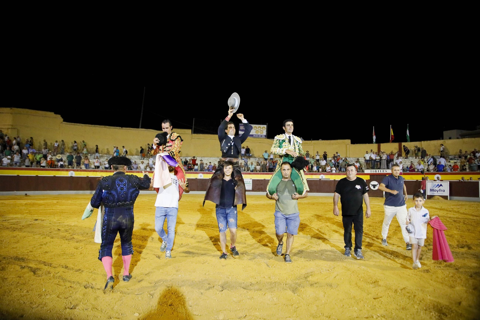 Corrida de toros Berja con un toro indultado, en imágenes
