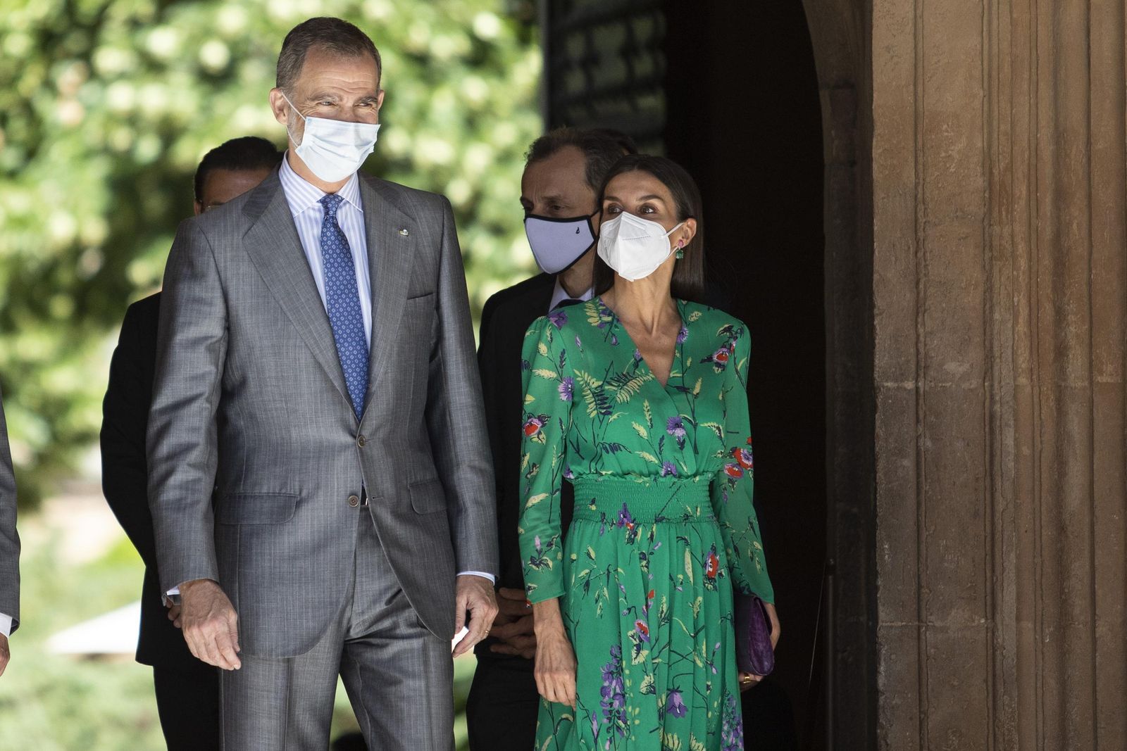 El rey Felipe VI y la reina doña Letizia
