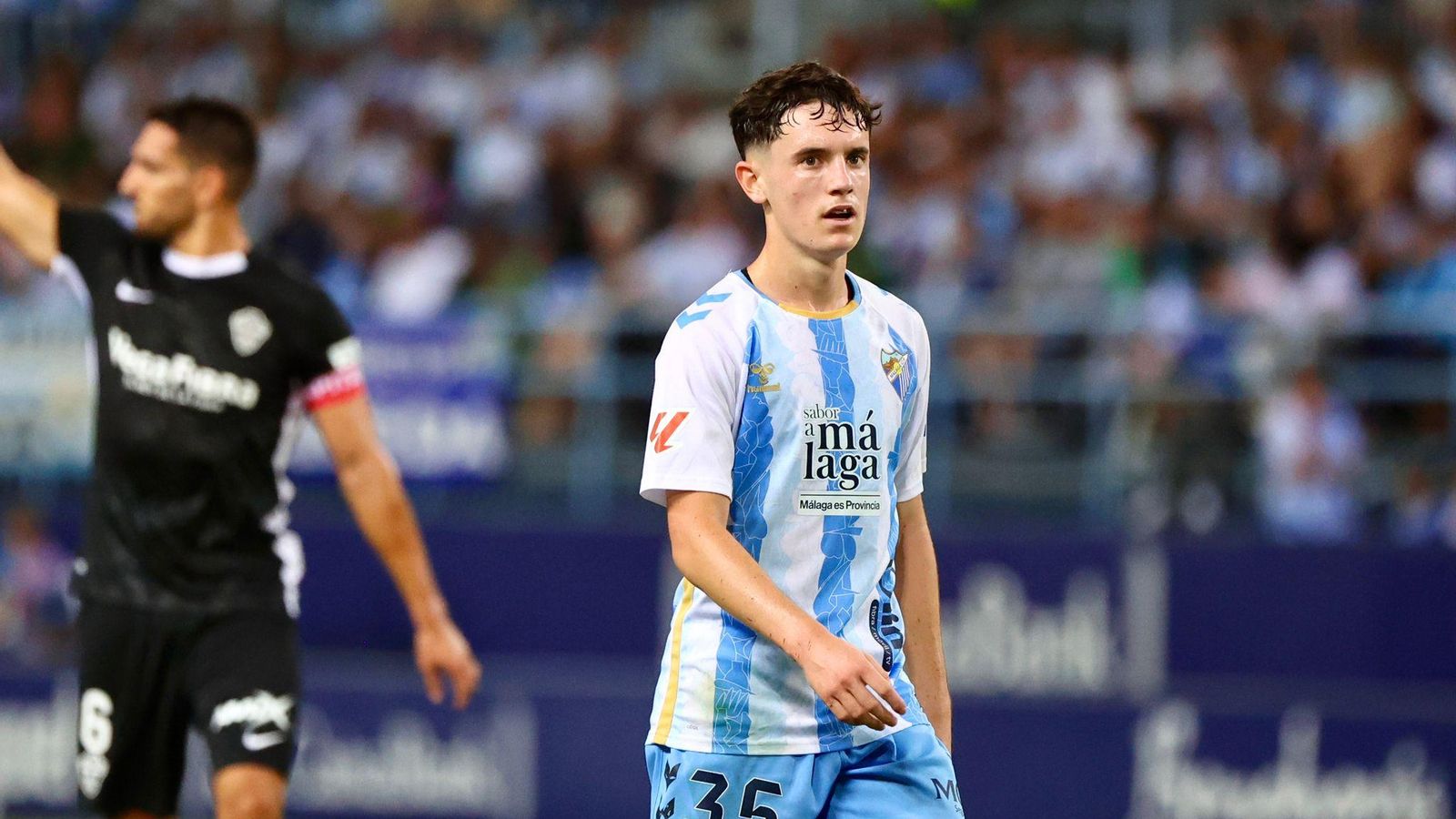 El Málaga CF - Elche, en fotos