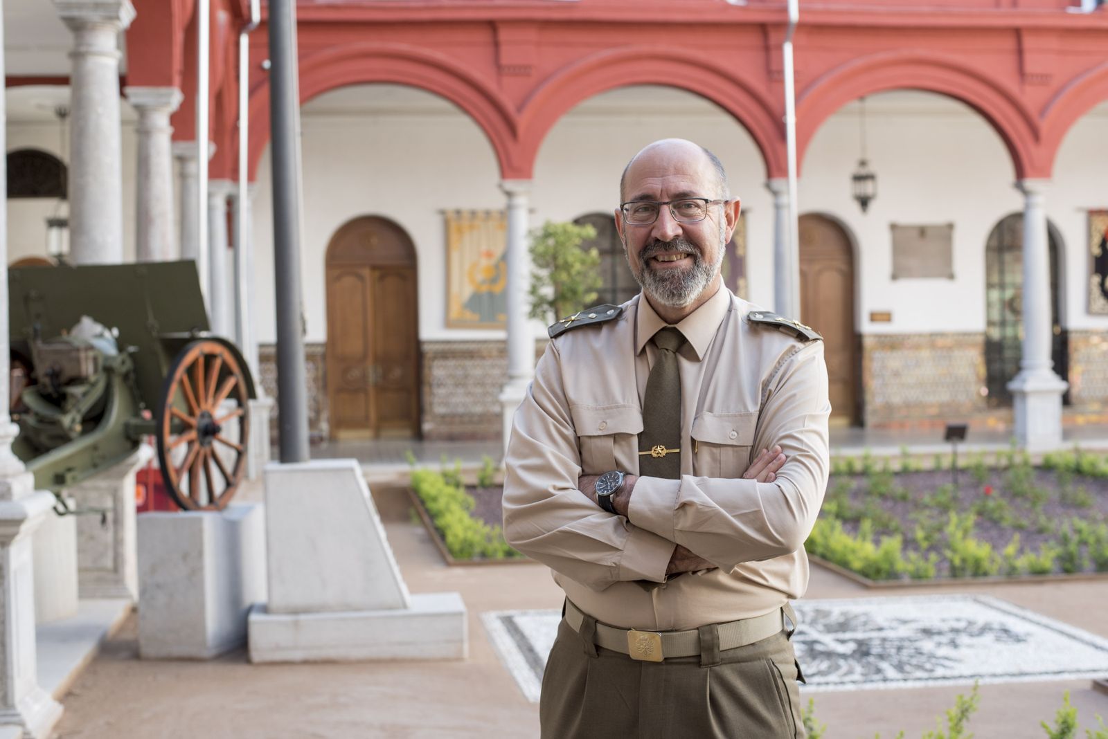 El Secretario General del Madoc, el general de División Miguel Ballenilla y García de Gamarra