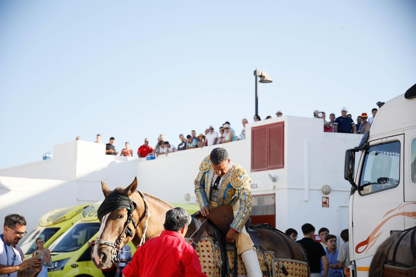 Corrida de toros en Roquetas, en imágenes