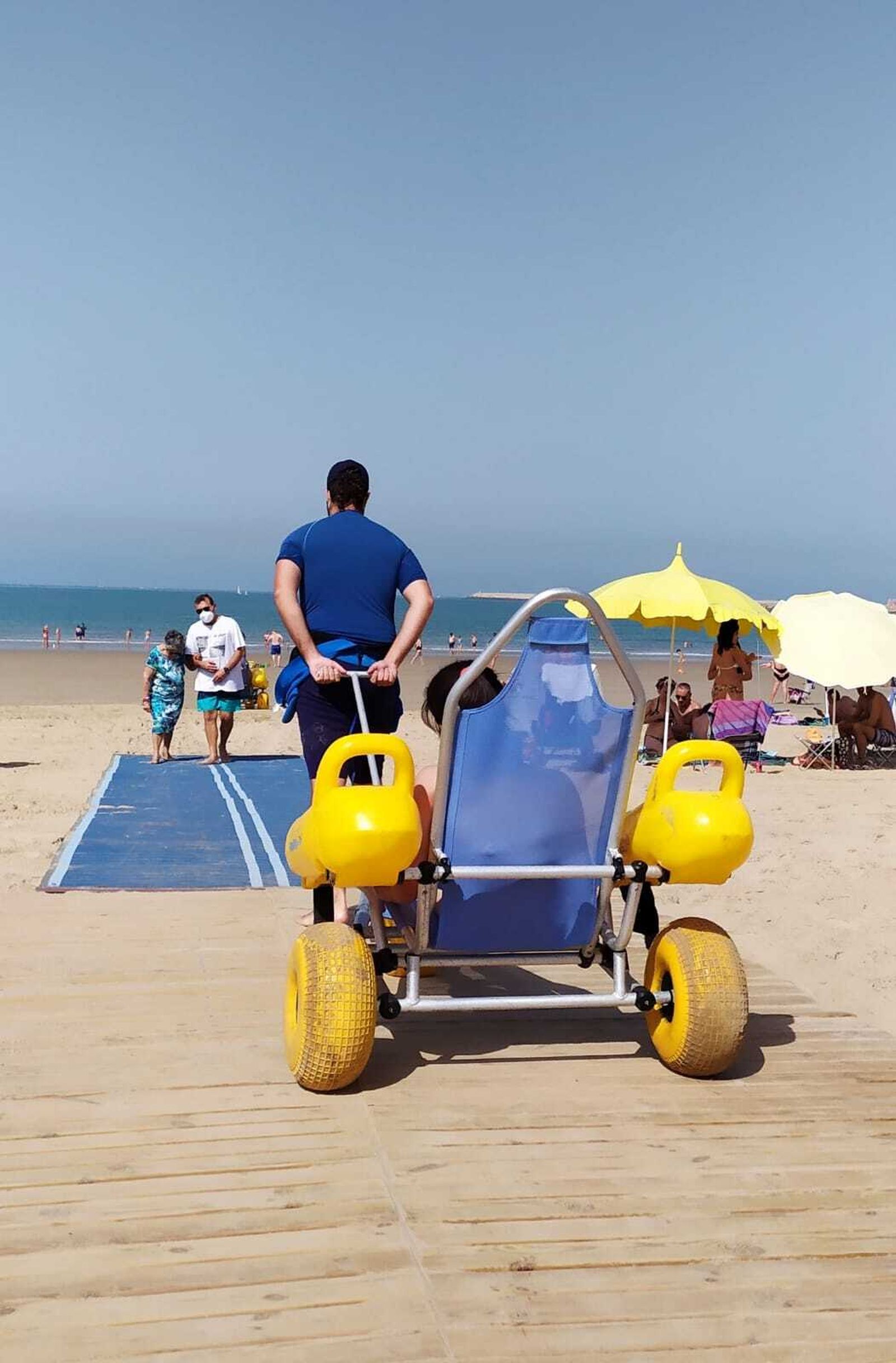 El programa está implantando desde hace 16 años en la playa de Valdelagrana.