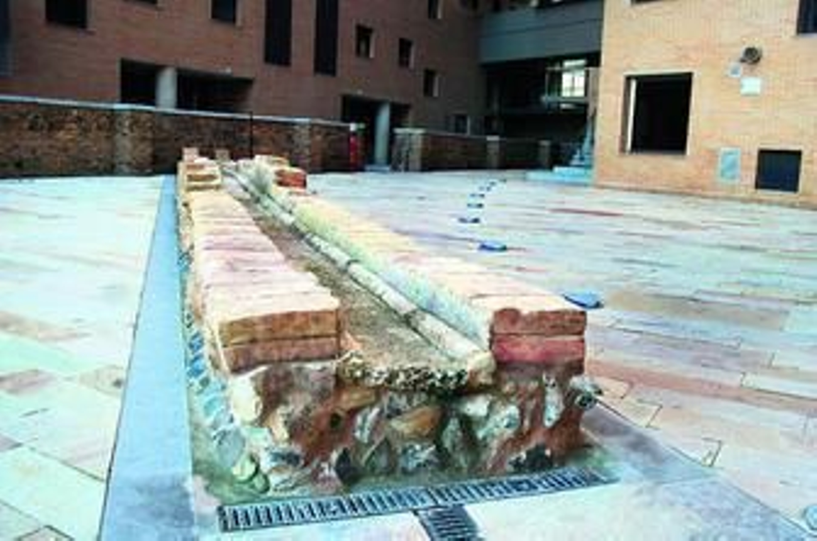 Un plano revela el último tramo del acueducto romano