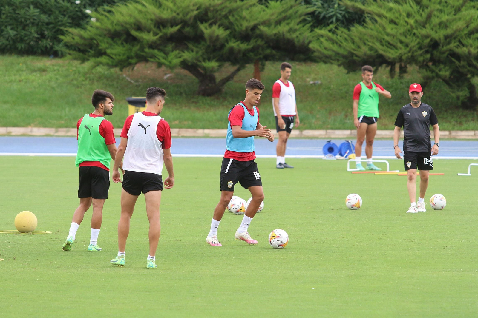 Fotogalería del entrenamiento de la UD Almería del miércoles 11 de agosto
