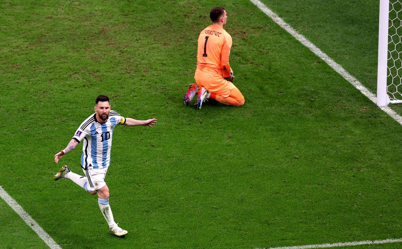Las fotos de Messi contra Croacia