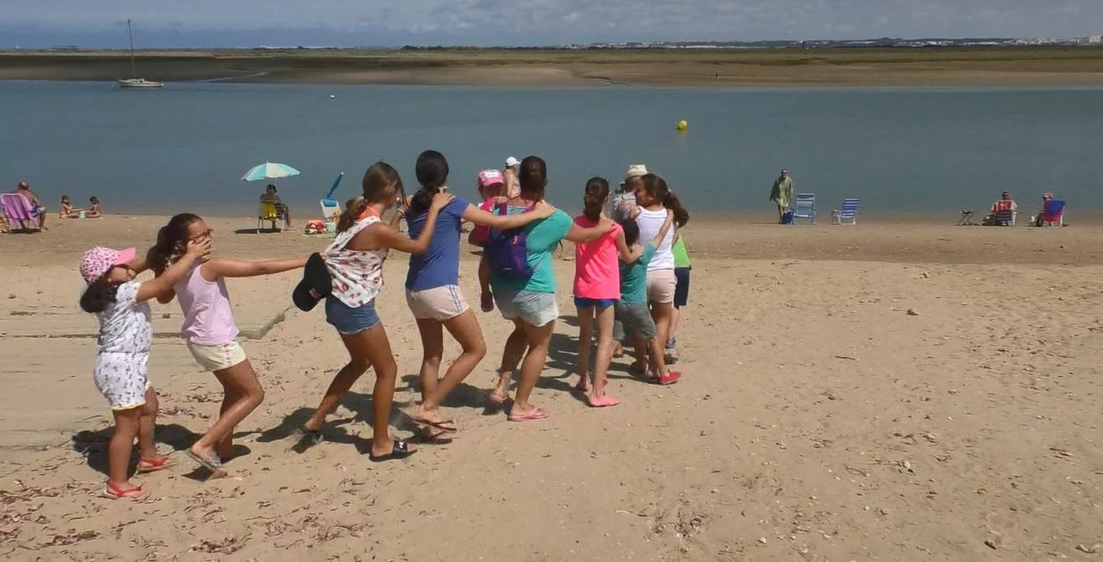 Una de las actividades celebradas en la Playa del Río San Pedro