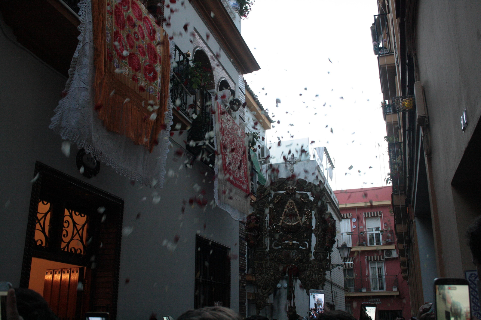 Traslado del Simpecado de la Hermandad del Rocío de Triana, en imágenes