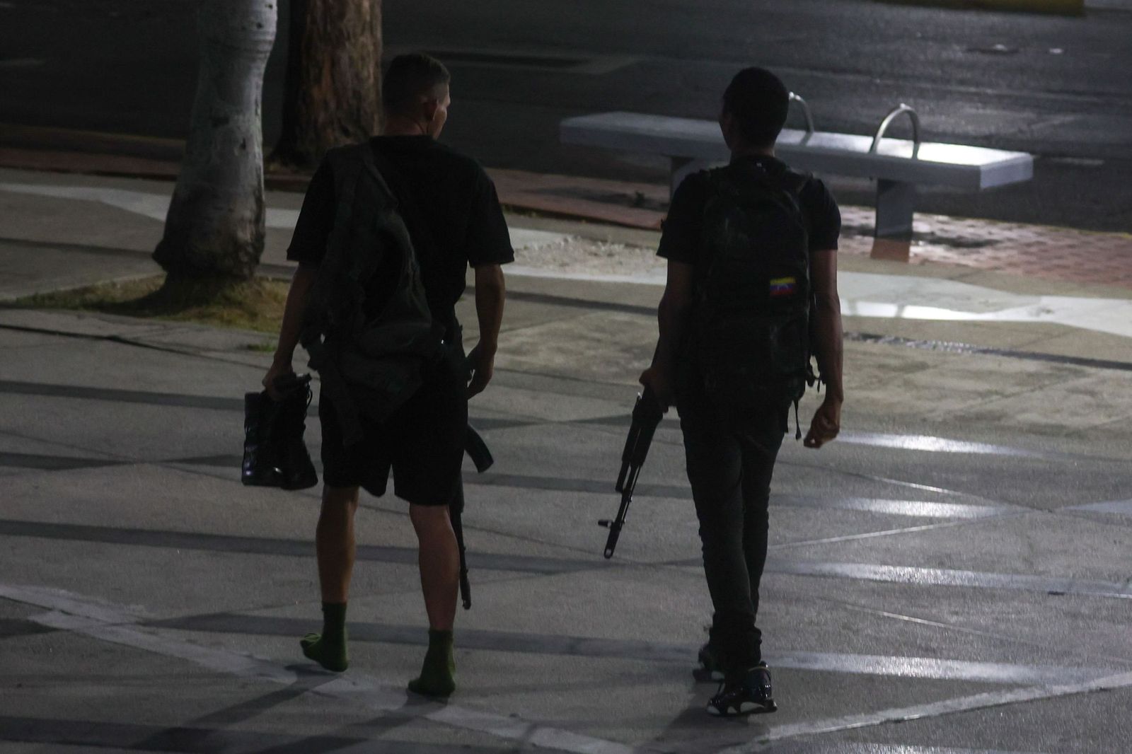 Las imágenes del ataque de los EEUU a Venezuela