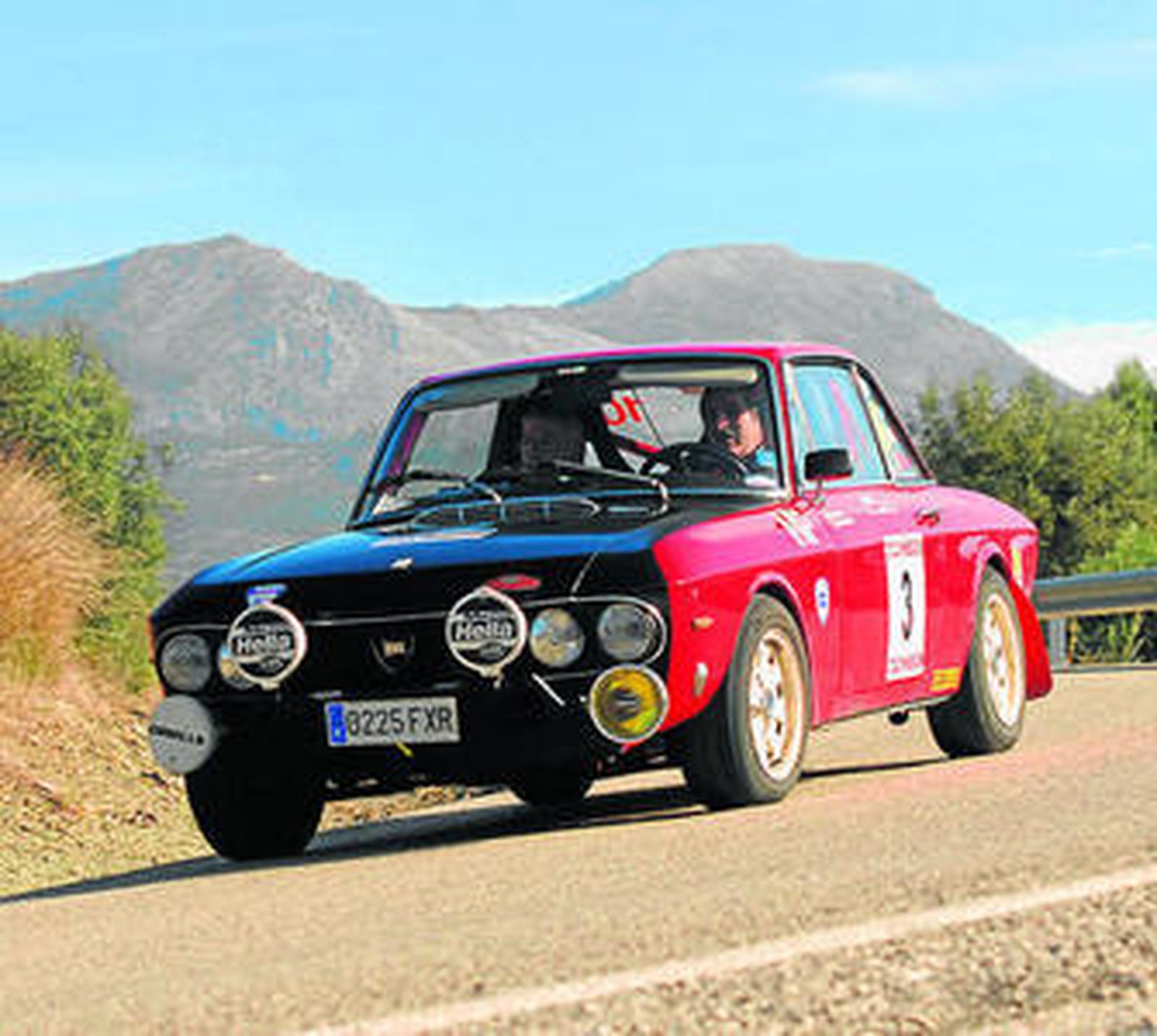 Uno de los participantes en este rally.