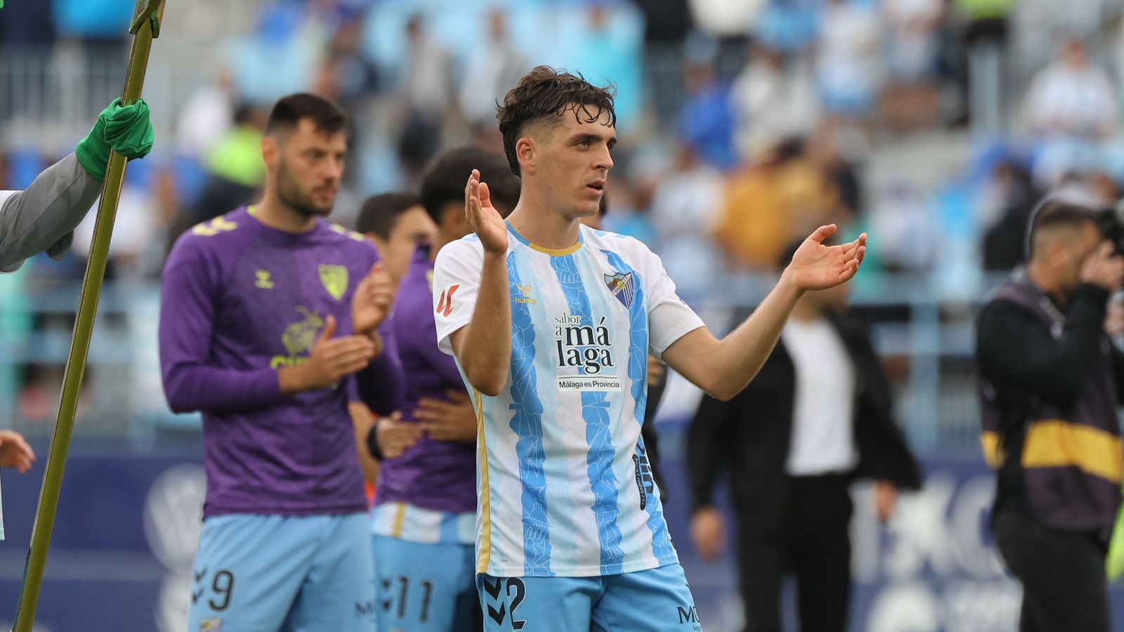 El Málaga CF - Eibar, en fotos