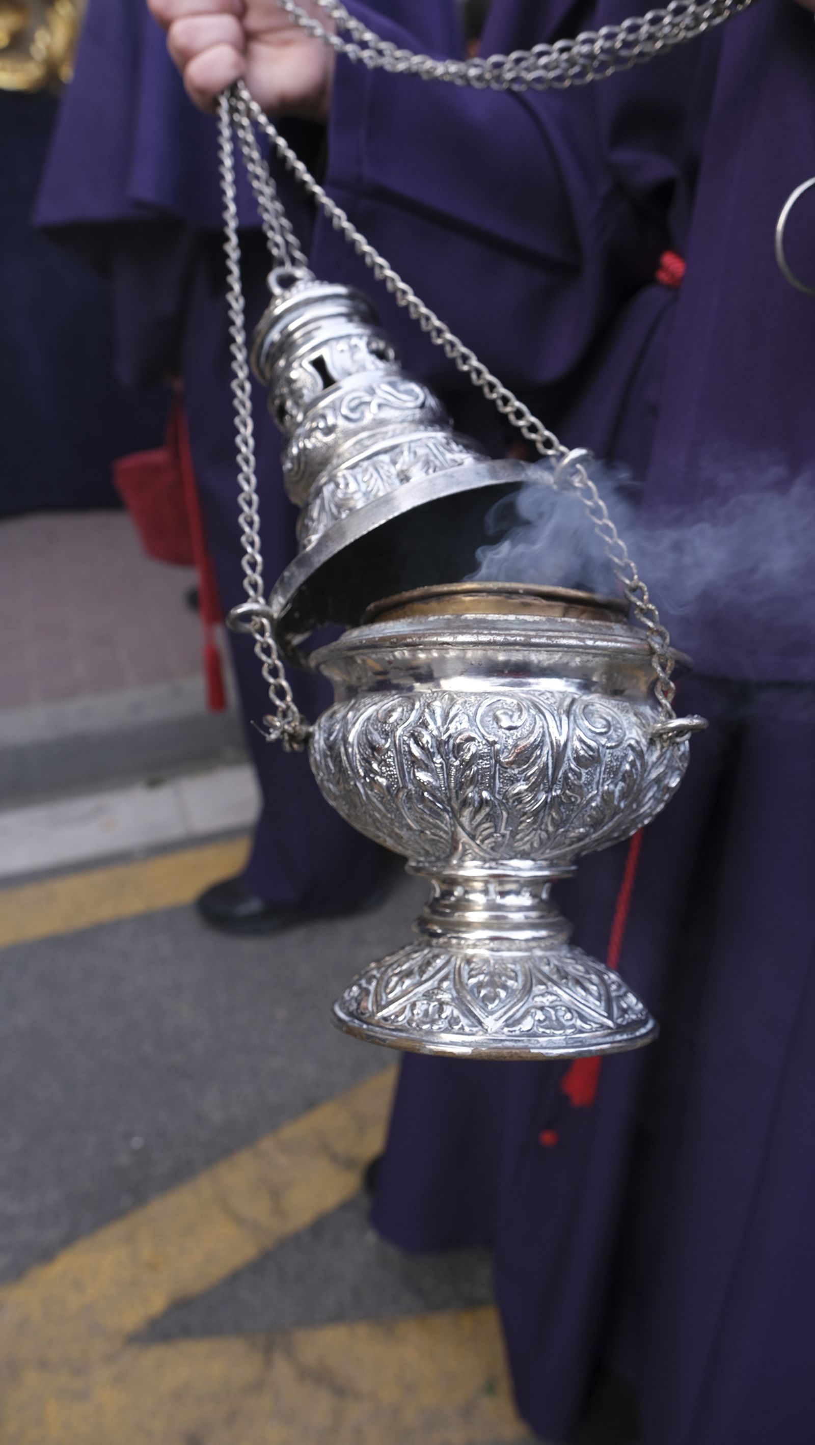 La procesión del Encuentro por las calles de Almería, en imágenes