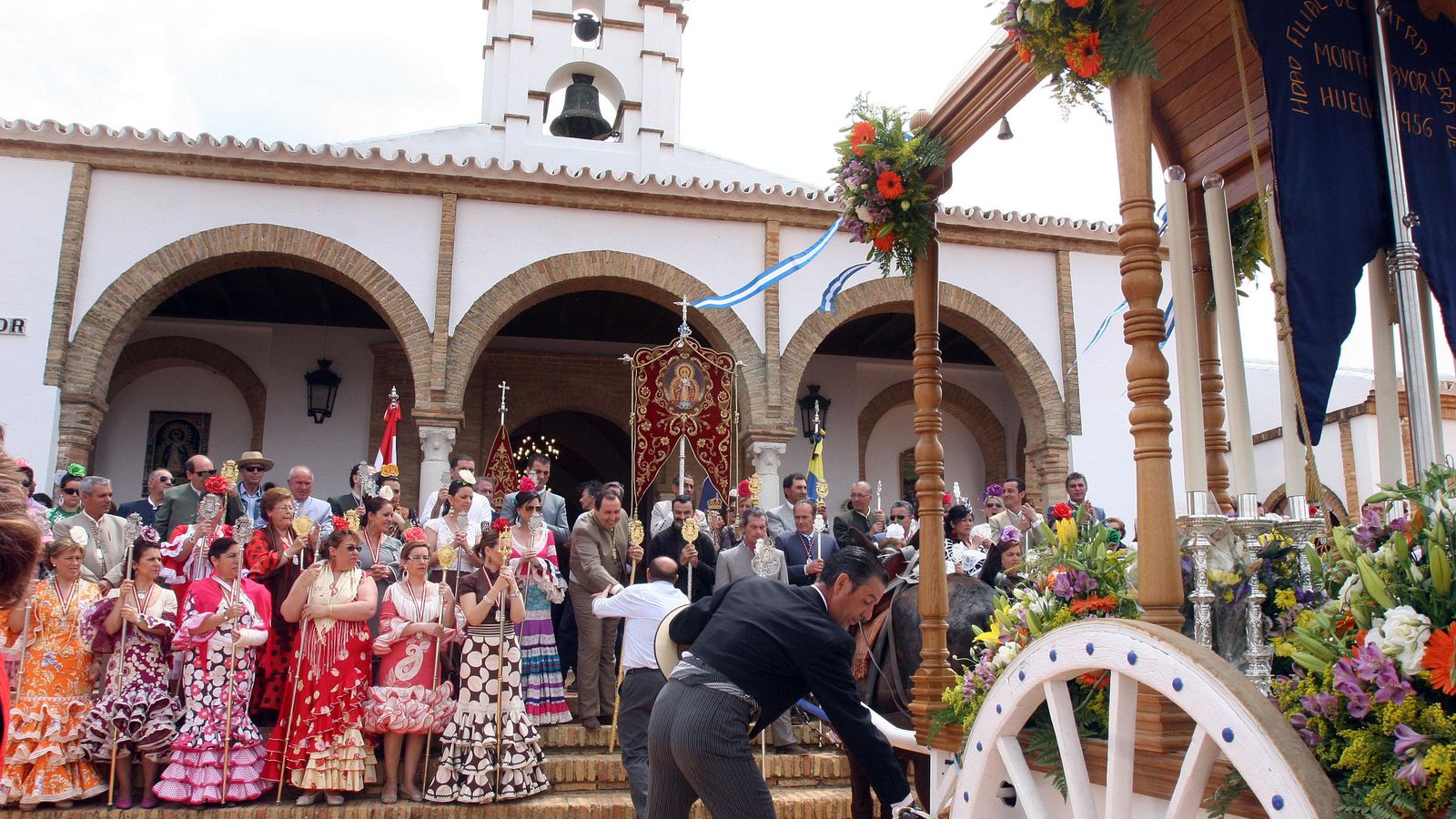 Romería en honor a la Virgen de Montemayor, en una imagen de archivo.