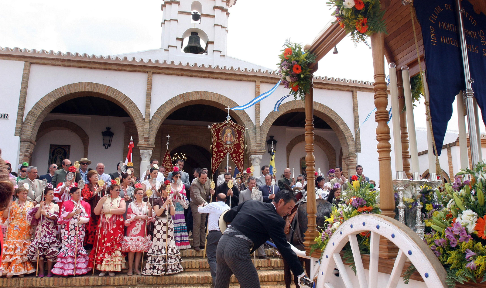 Romería en honor a la Virgen de Montemayor, en una imagen de archivo.