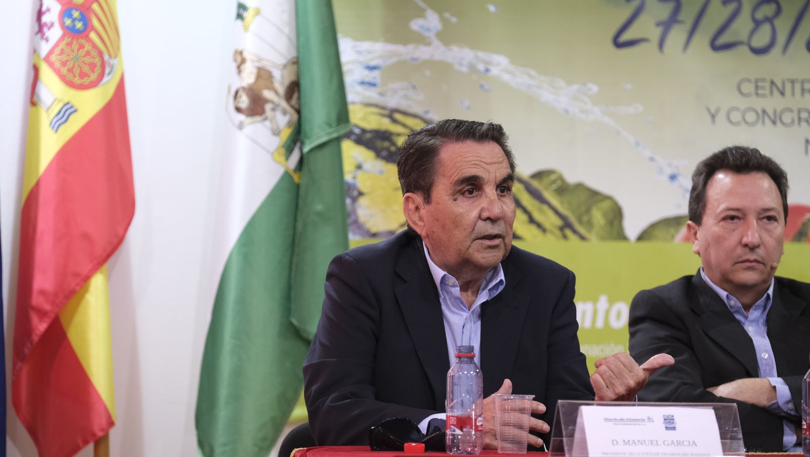 Imágenes de las jornadas de la CUCN sobre el agua en la Expolevante de Níjar.