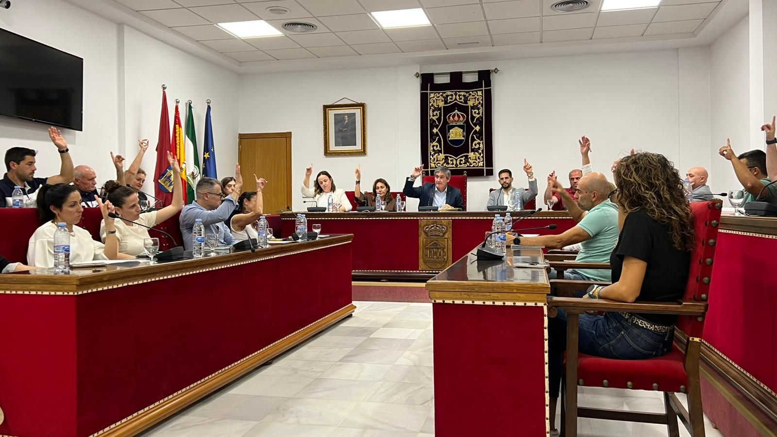 Pleno Ordinario celebrado en el Ayuntamiento de Adra