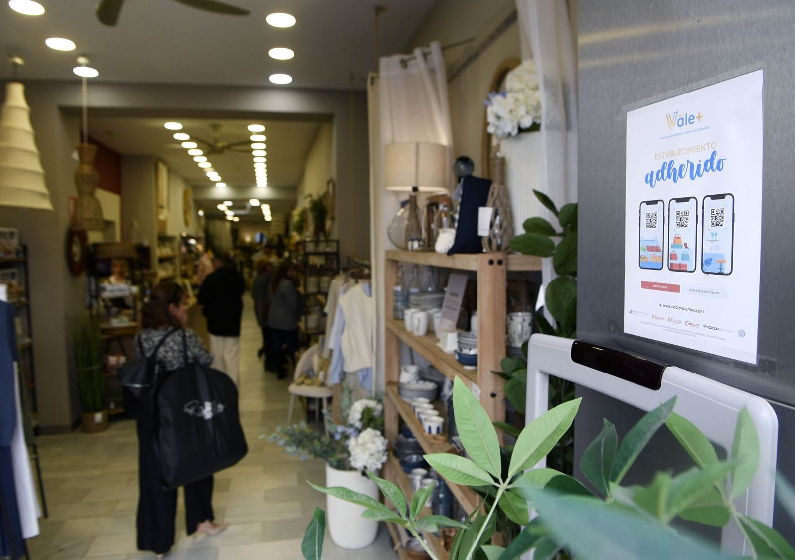 Establecimiento adherido a Cádiz Vale Mas.