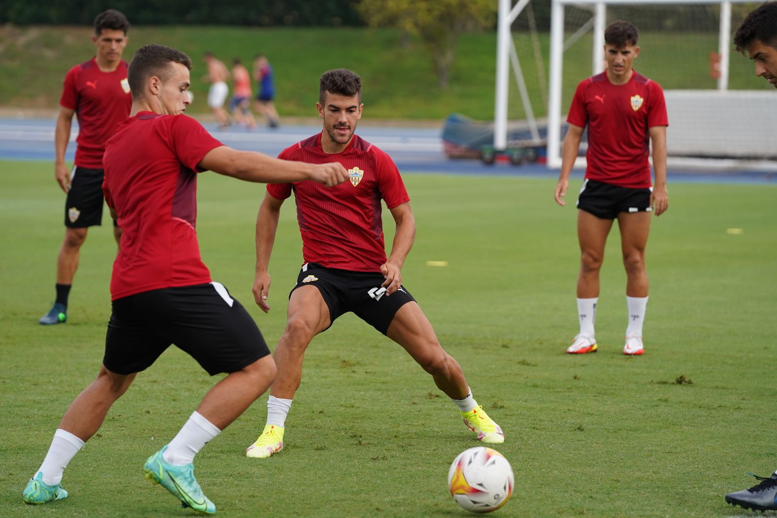 Fotogalería del entrenamiento del Almería, viernes 13