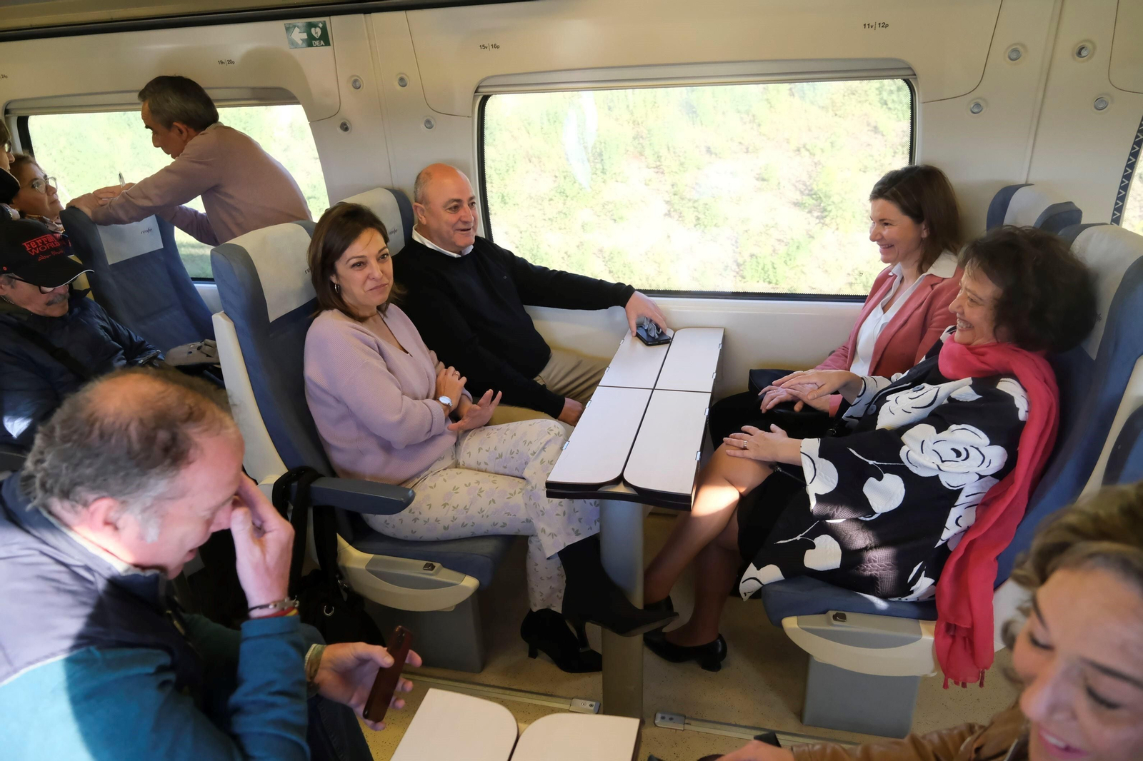 Así ha sido el primer viaje del Cercanías del Valle del Guadalquivir, en fotos