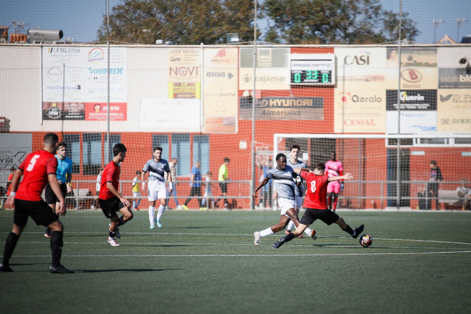 Imágenes del partido entre la Cañada y el Sporting Atlético