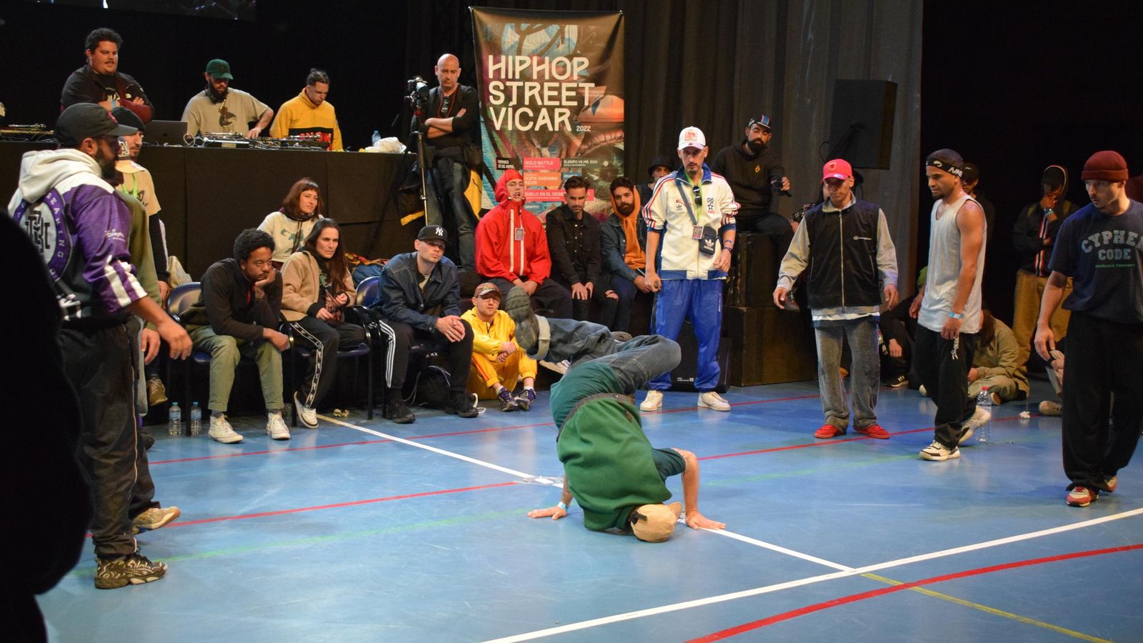 Momento de la competición.