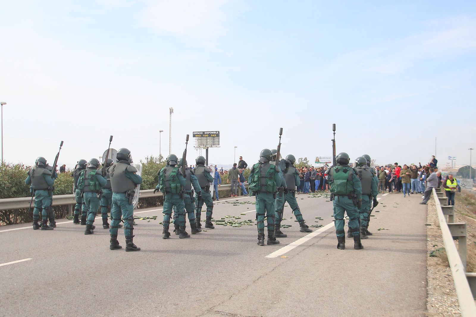 Las imágenes de la manifestación de agricultores